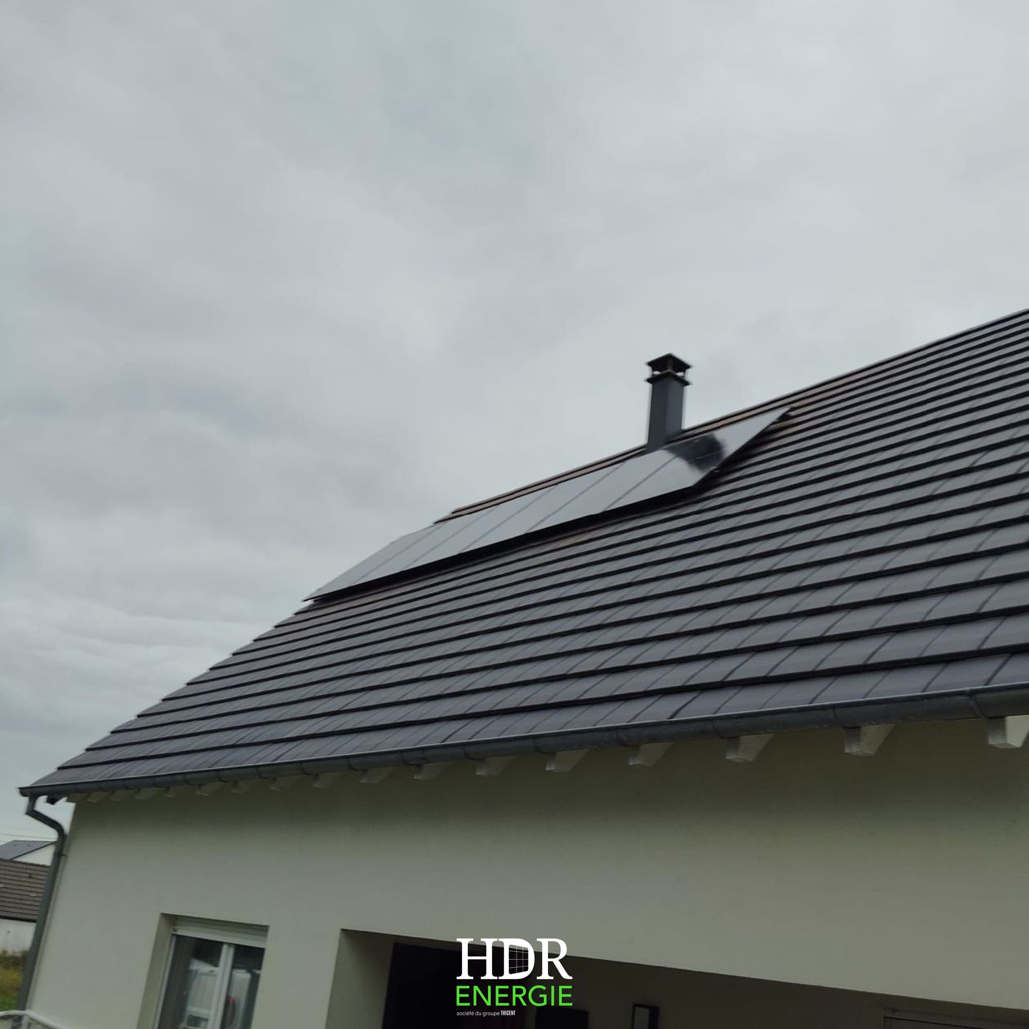 Installation photovoltaïque sur toiture – 6 kWc + batterie de stockage Huawei Luna2000-7-S1 7 Kwh