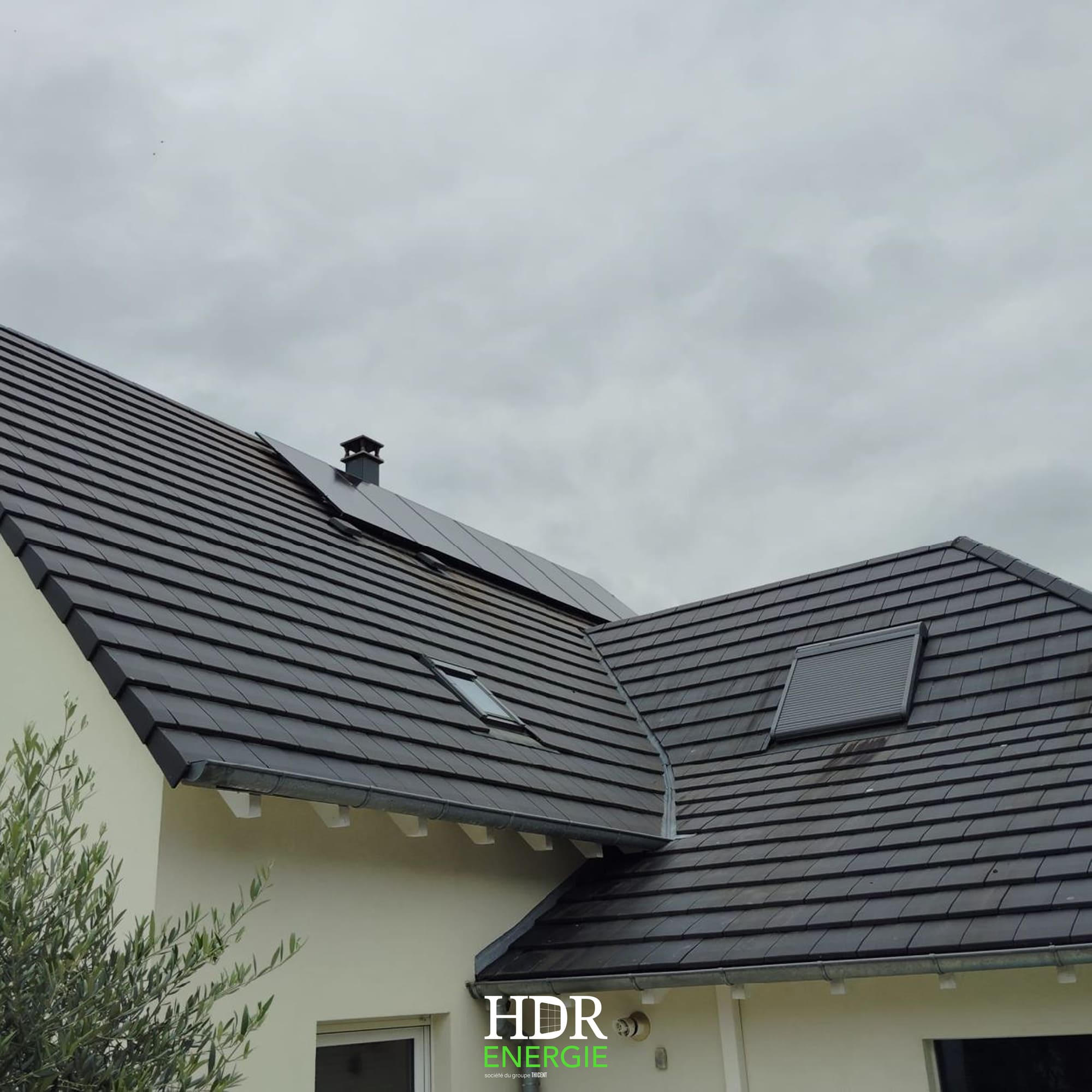 Installation photovoltaïque sur toiture – 6 kWc + batterie de stockage Huawei Luna2000-7-S1 7 Kwh