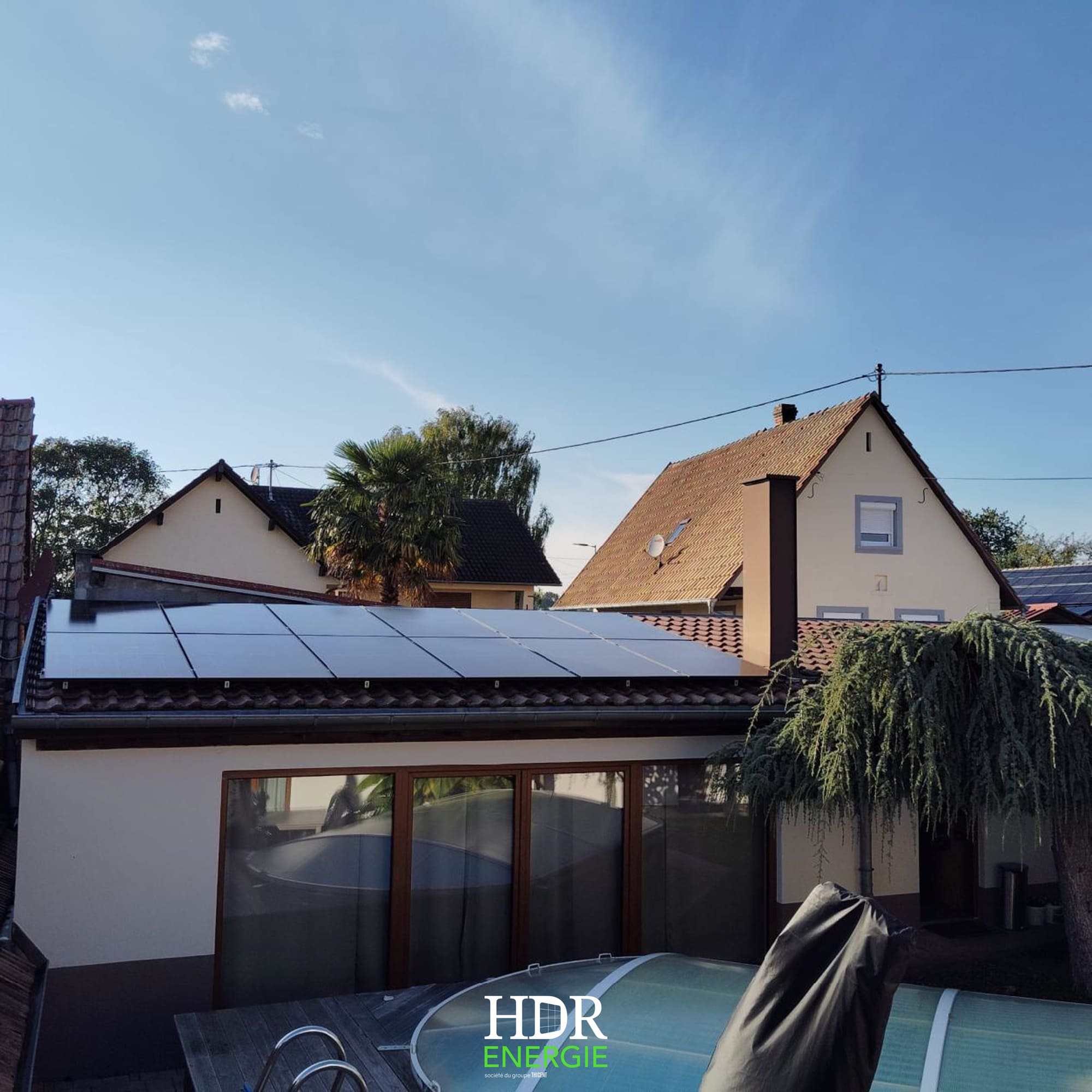 HDR Energie - Installation photovoltaïque sur toiture – 6 kWc + batterie de stockage Huawei Luna2000-7-S1 7 Kwh
