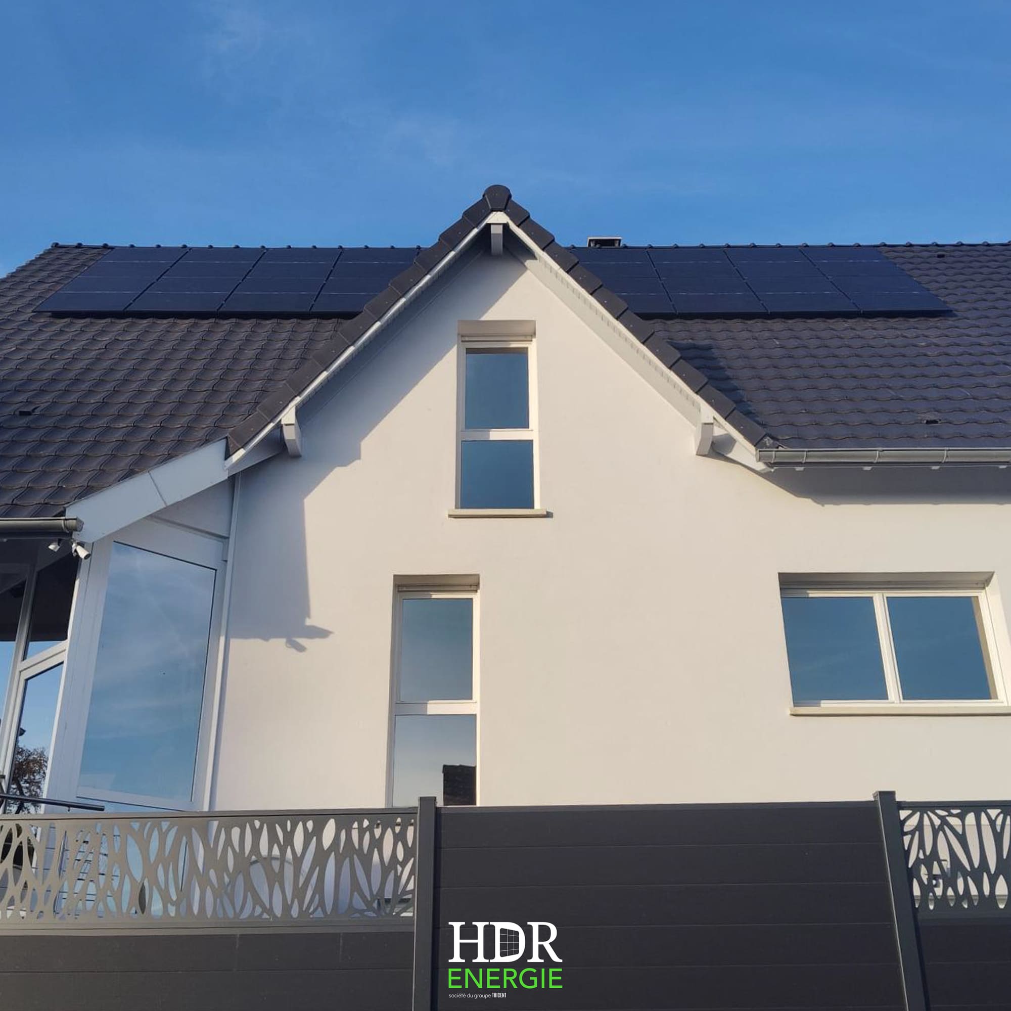 HDR ENERGIE-Nos réalisations - Installation photovoltaïque – sur toiture – 9.1 kWc + batterie de stockage Huawei – LUNA2000-7-S1