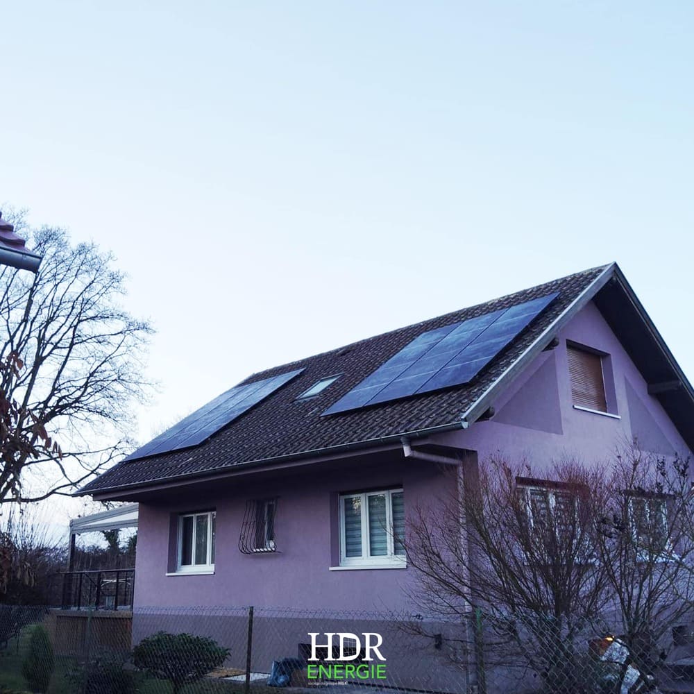 HDR ENERGIE- Nos réalisations - Installation photovoltaïque – sur toiture – 6 kWc + batterie de stockage GoodWE- LX D5.0-10