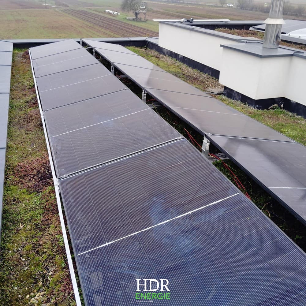 HDR ENERGIE-Nos réalisations - Installation photovoltaïque – sur toiture – 9.1 kWc + batterie de stockage Huawei – LUNA2000-7-S1