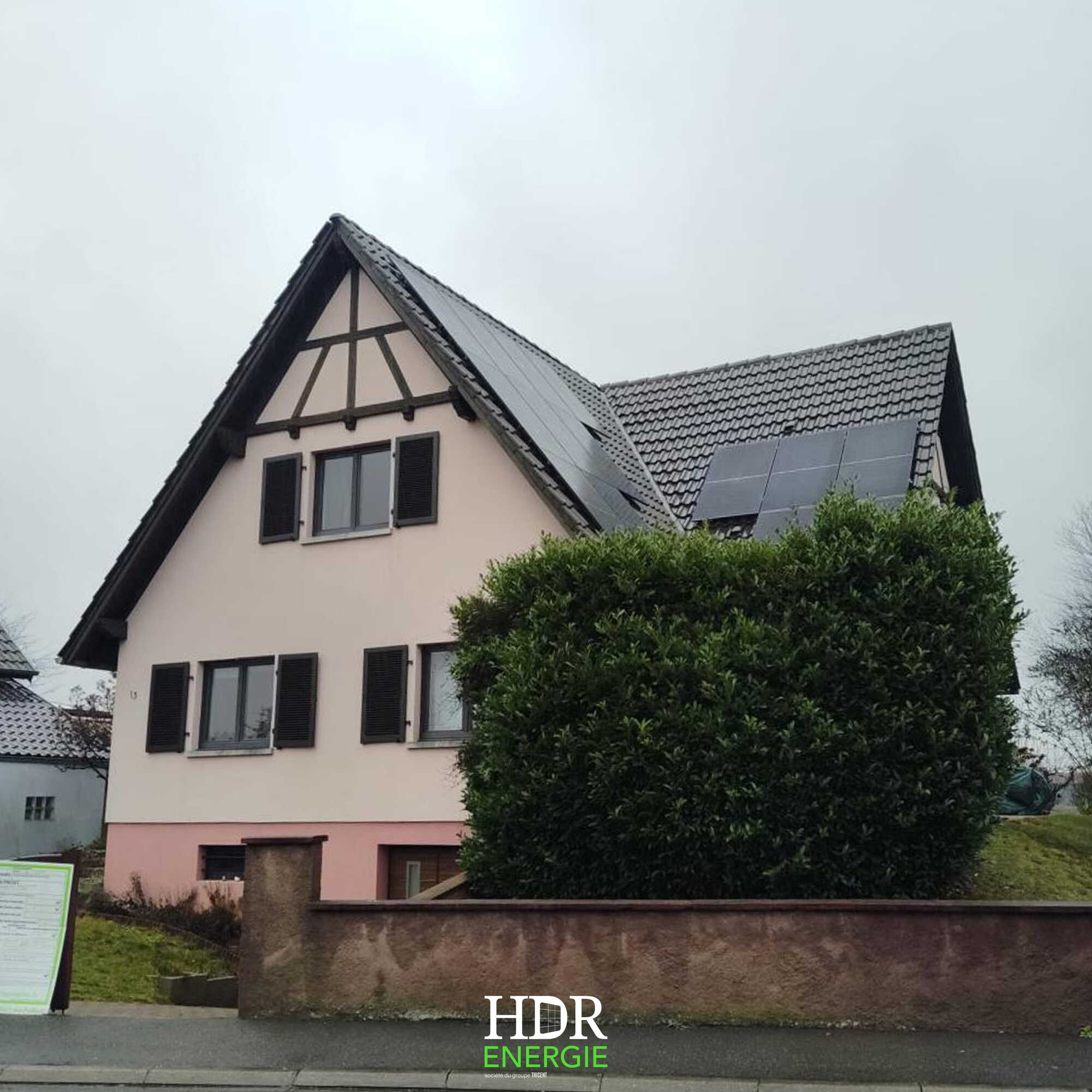 HDR Energie - Installation photovoltaïque - sur toiture de maison – 7 kWc + batterie de stockage Huawei - LUNA2000-7-S1